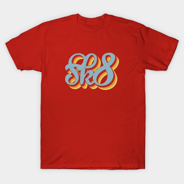 SK8 T-Shirt by skullsntikis
